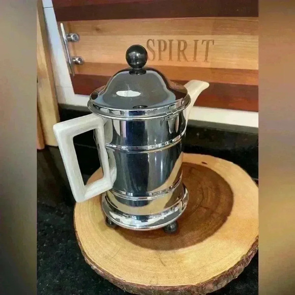 Heat Master1950's Thermal Teapot Vintage Chrome Insulated Good vintage condition - Picture 3 of 6